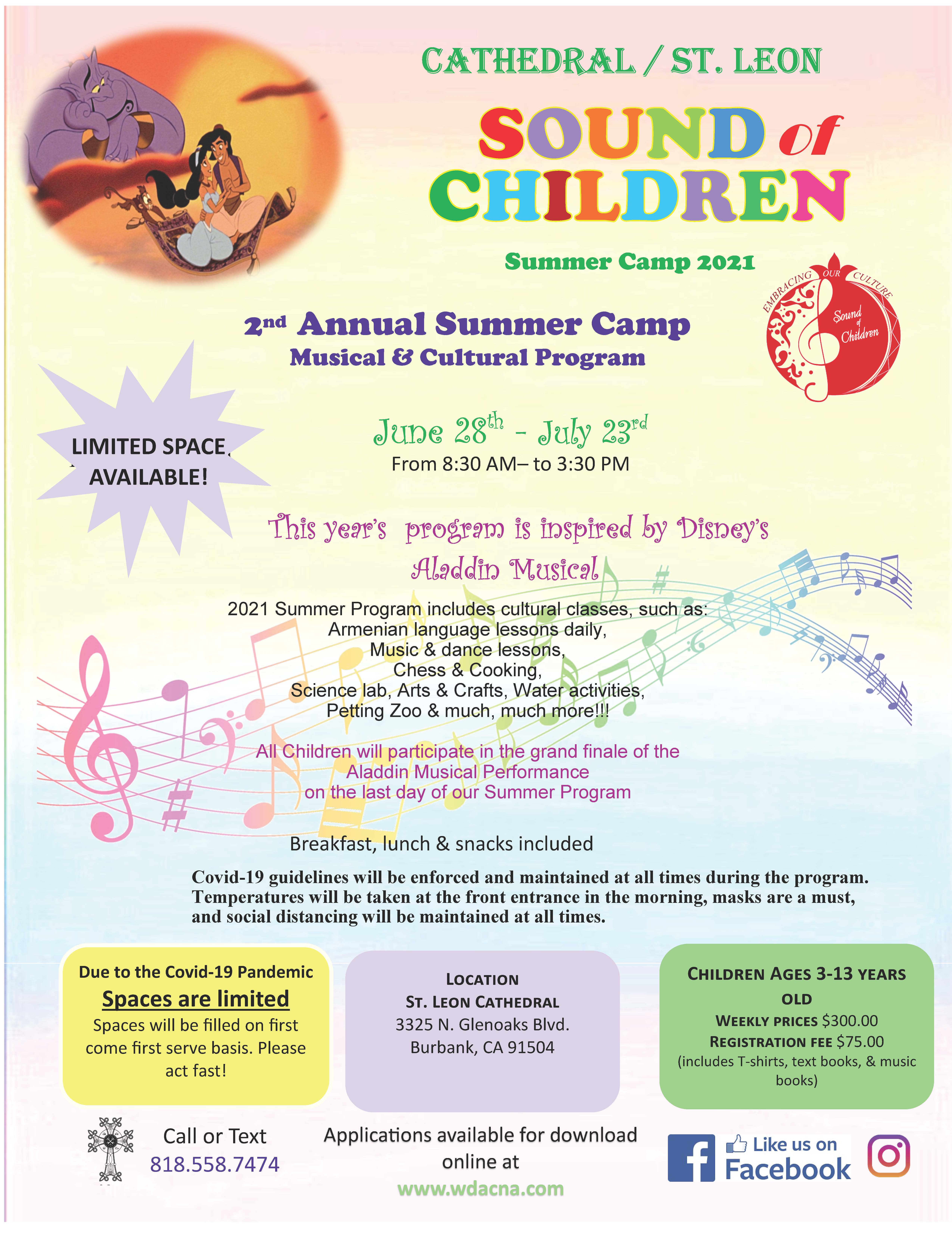 Sound Of Children 2nd Annual Summer Camp