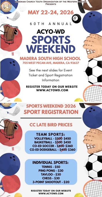 ACYO Sports Weekend 2026