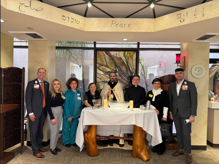 Blessing of the Water Service in Northridge Hospital