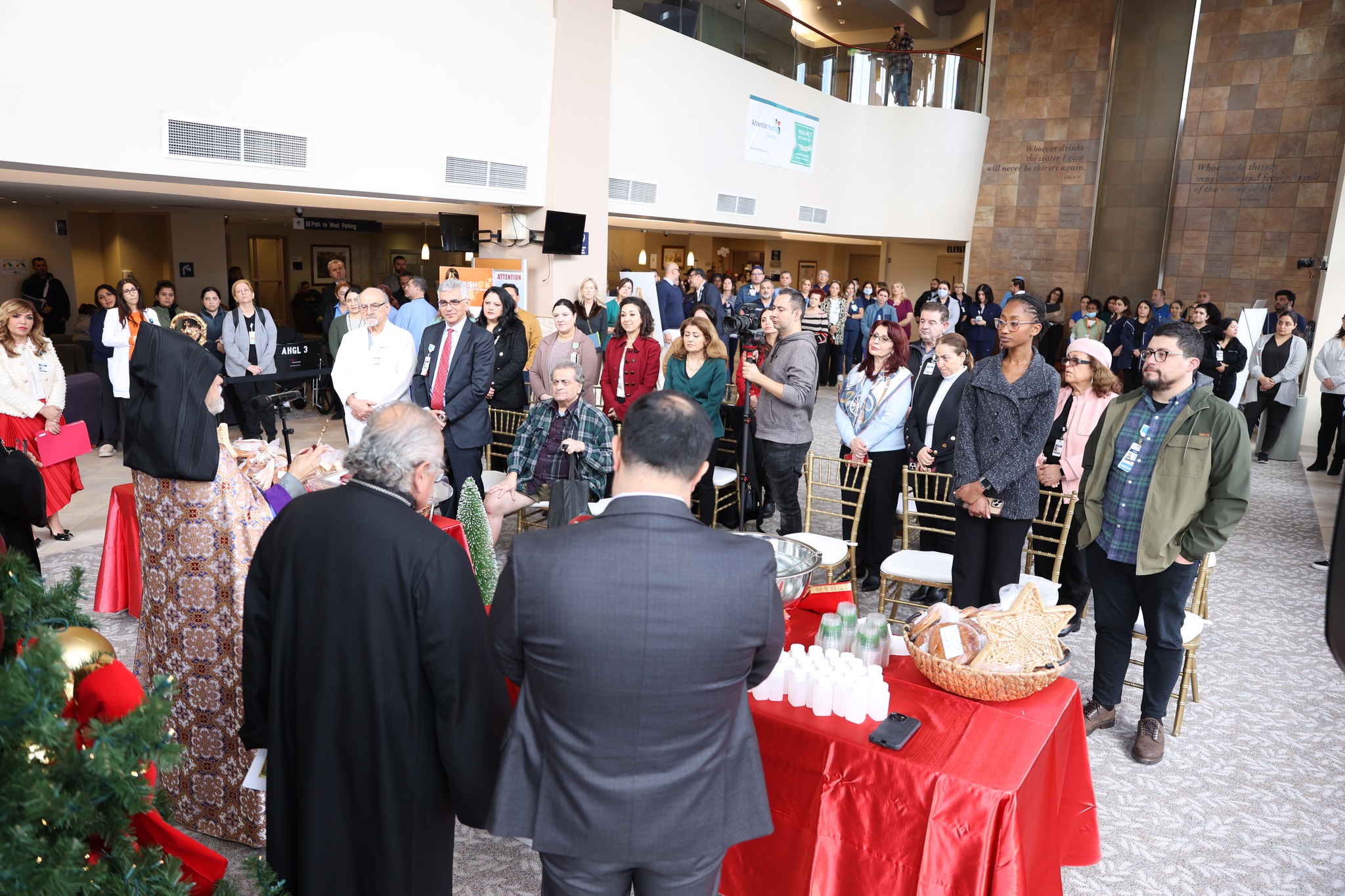 Adventist Health Glendale Receives Christmas Cheer on Feast of Nativity and Theophany