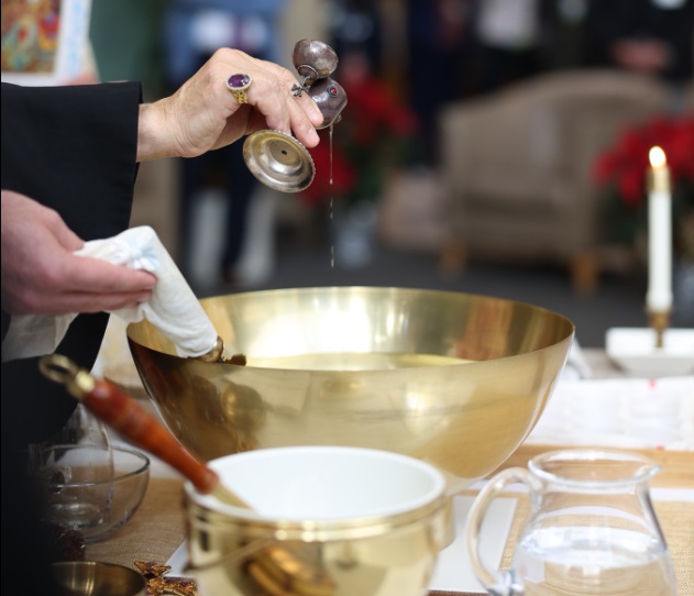 Christmas Greetings and Blessing of the Water Service at Providence St. Joseph Medical Center