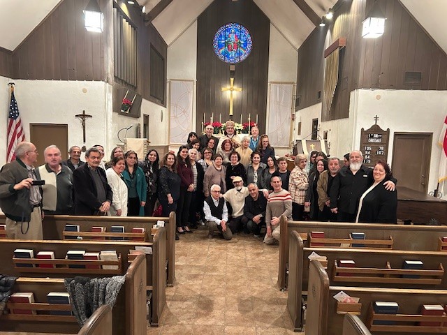 Divine Liturgy in Holy Cross Armenian Church of Turlock 