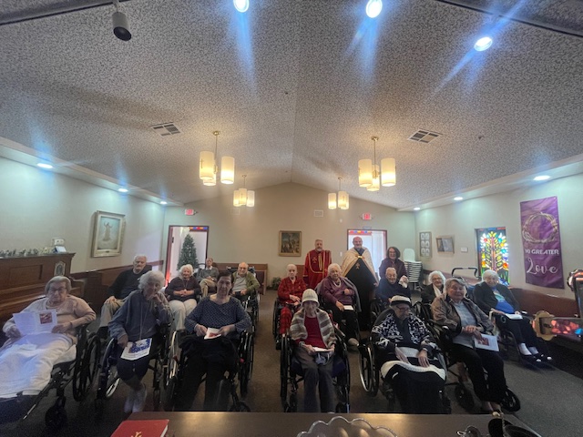 Nativity Greetings at California Armenian Home 