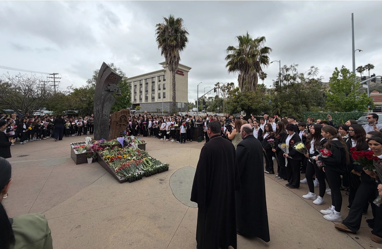 Cathedral's "Little Angels" Saturday School Students Pay Homage to the Holy Martyrs of the Armenian Genocide 