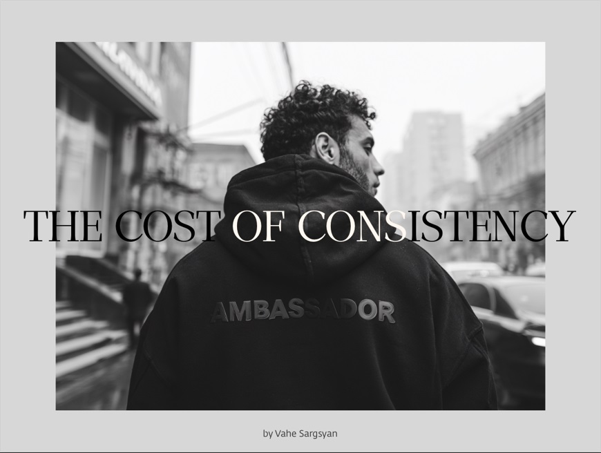 The Cost of Being Consistent: By Vahe Sargsyan