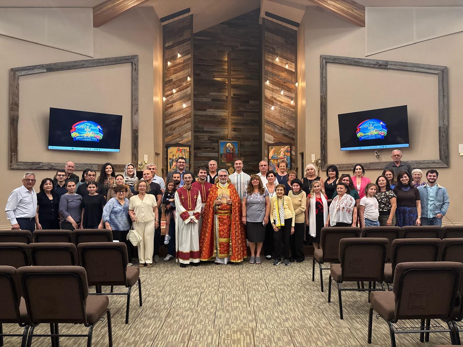 Rev. Fr. Serovbe Alanjian Visits St. Hripsime and All Saints Armenian Church in Denver
