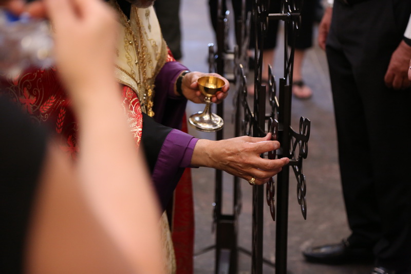Primate Consecrates Bell Tower Crosses of the Armenian Church of Las Vegas