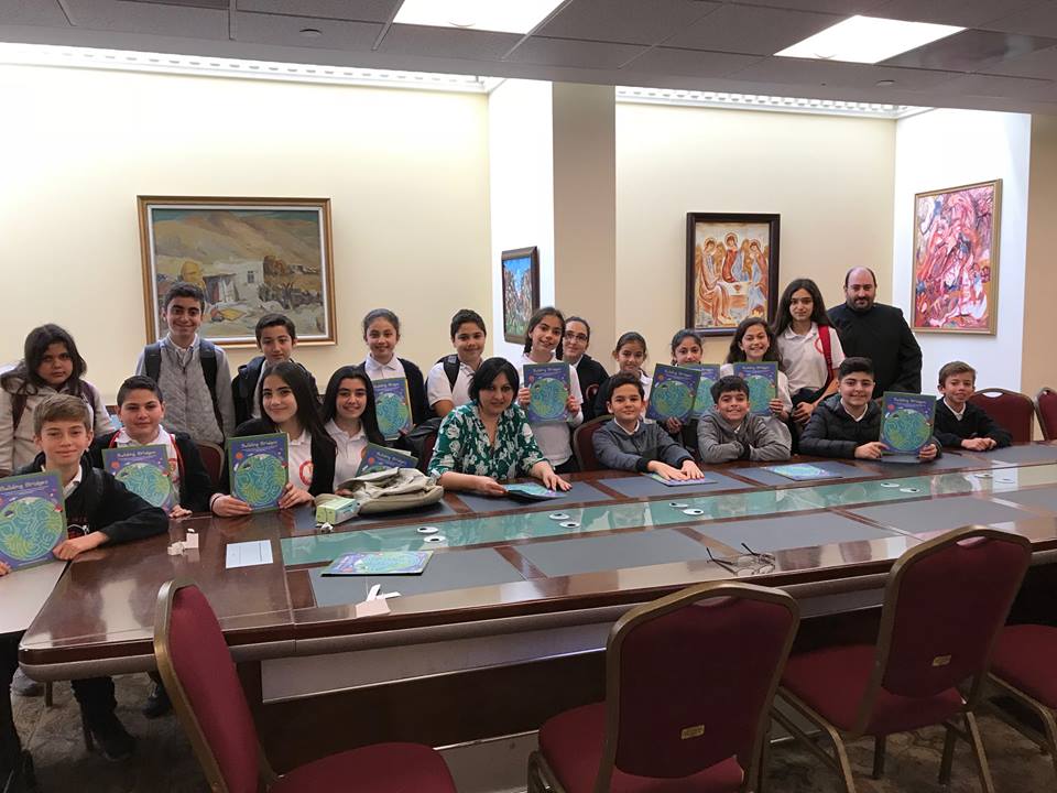 Սրբոց Ղևոնդյանց Մայր Տաճարի Փոքրիկ Հրեշտակներ Շաբաթօրյա Դպրոցը հյուրընկալեց “Հայաստան ծառատունկ” ծրագրի ներկայացուցչին