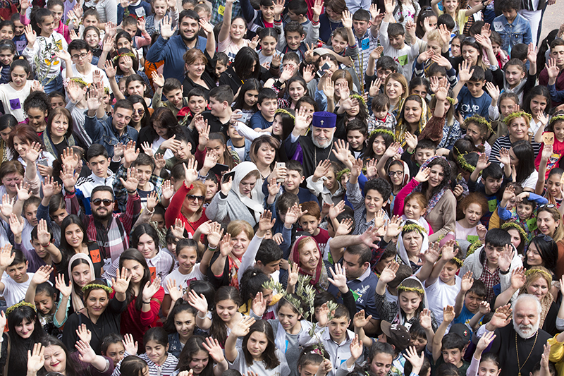 Ծաղկազարդի տոնը Մայր Աթոռ Ս. Էջմիածնում