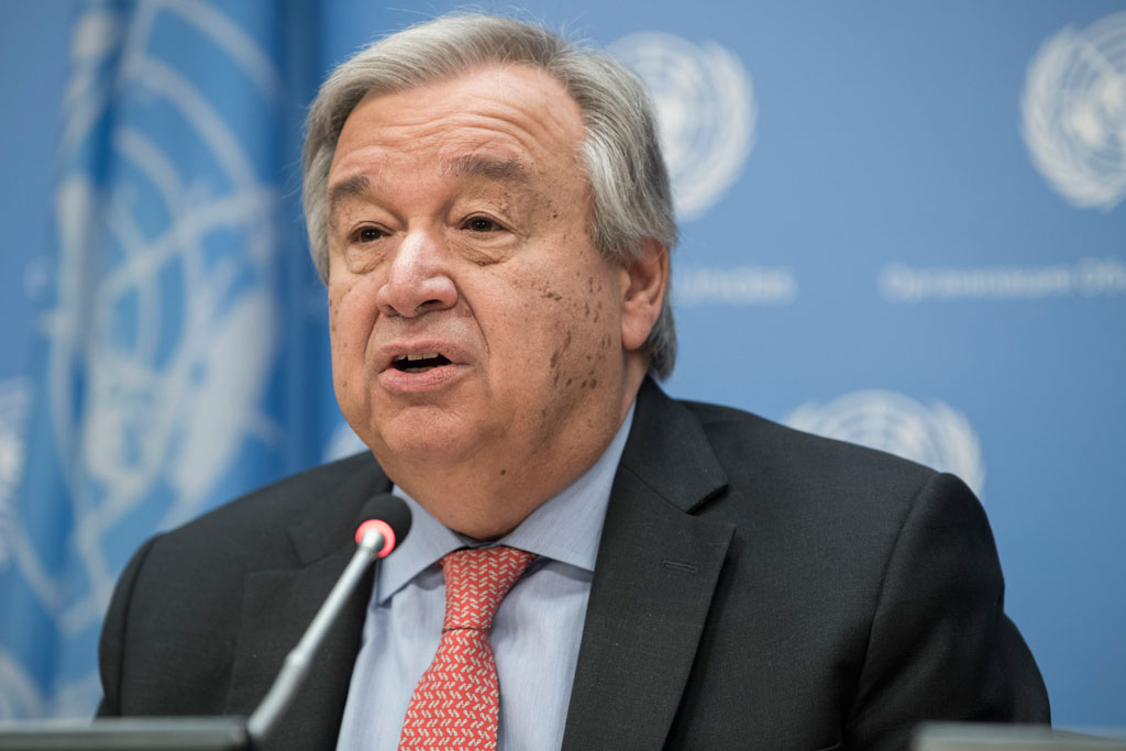 Archbishop Hovnan Derderian's Letter to UN Secretary-General Antonio Guterres