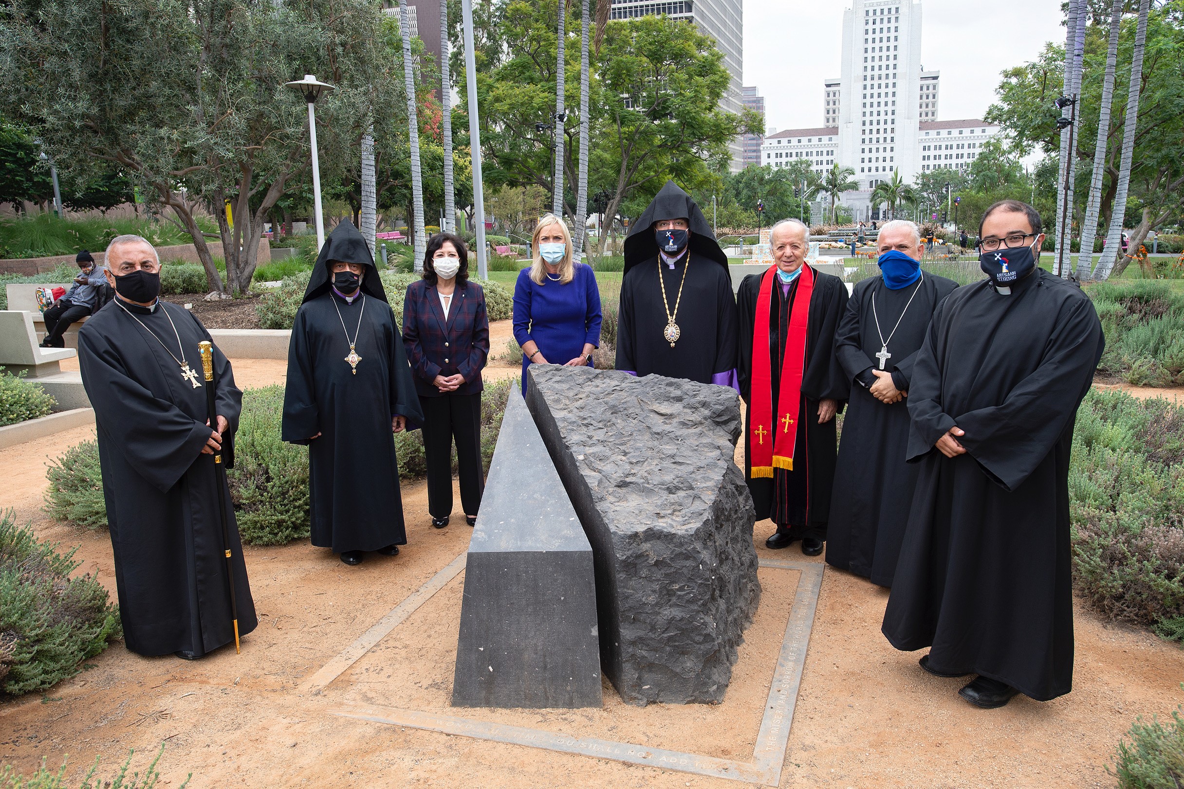 SUPERVISORS BARGER AND SOLIS JOIN ARMENIAN FAITH LEADERS IN PRAYER FOR PEACE IN ARTSAKH Intimate prayer service on behalf of the Armenian community impacted by the current attacks launched by Azerbaijan and Turkey