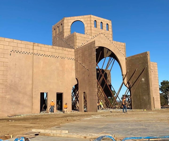 Construction of the San Diego Church Complex Enters New Phase - THE SANCTUARY WALLS ARE GOING UP!