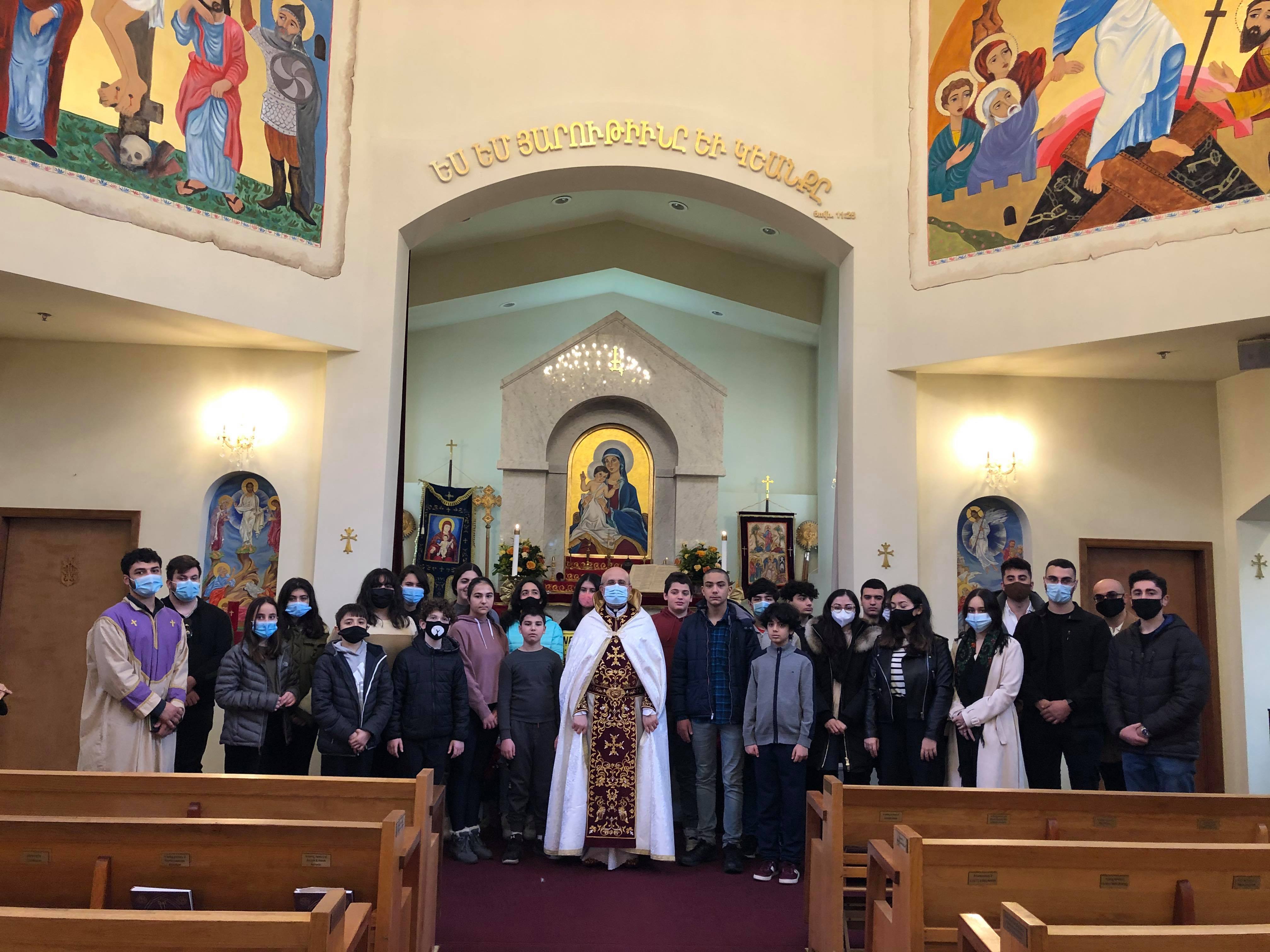 Youth Blessing at Holy Resurrection Armenian Church of Seattle