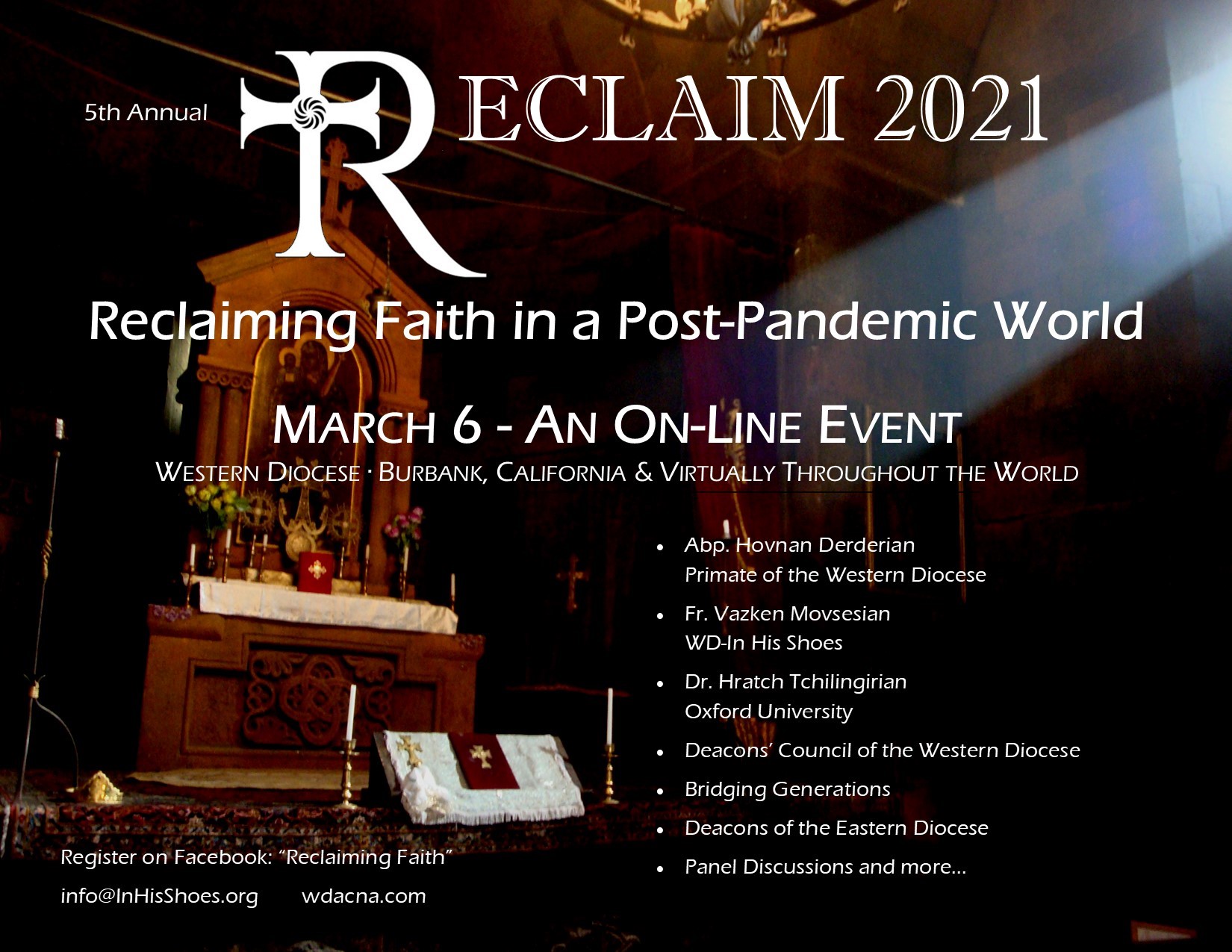 Mark Your Calendar - March 6, 2021 - Reclaim