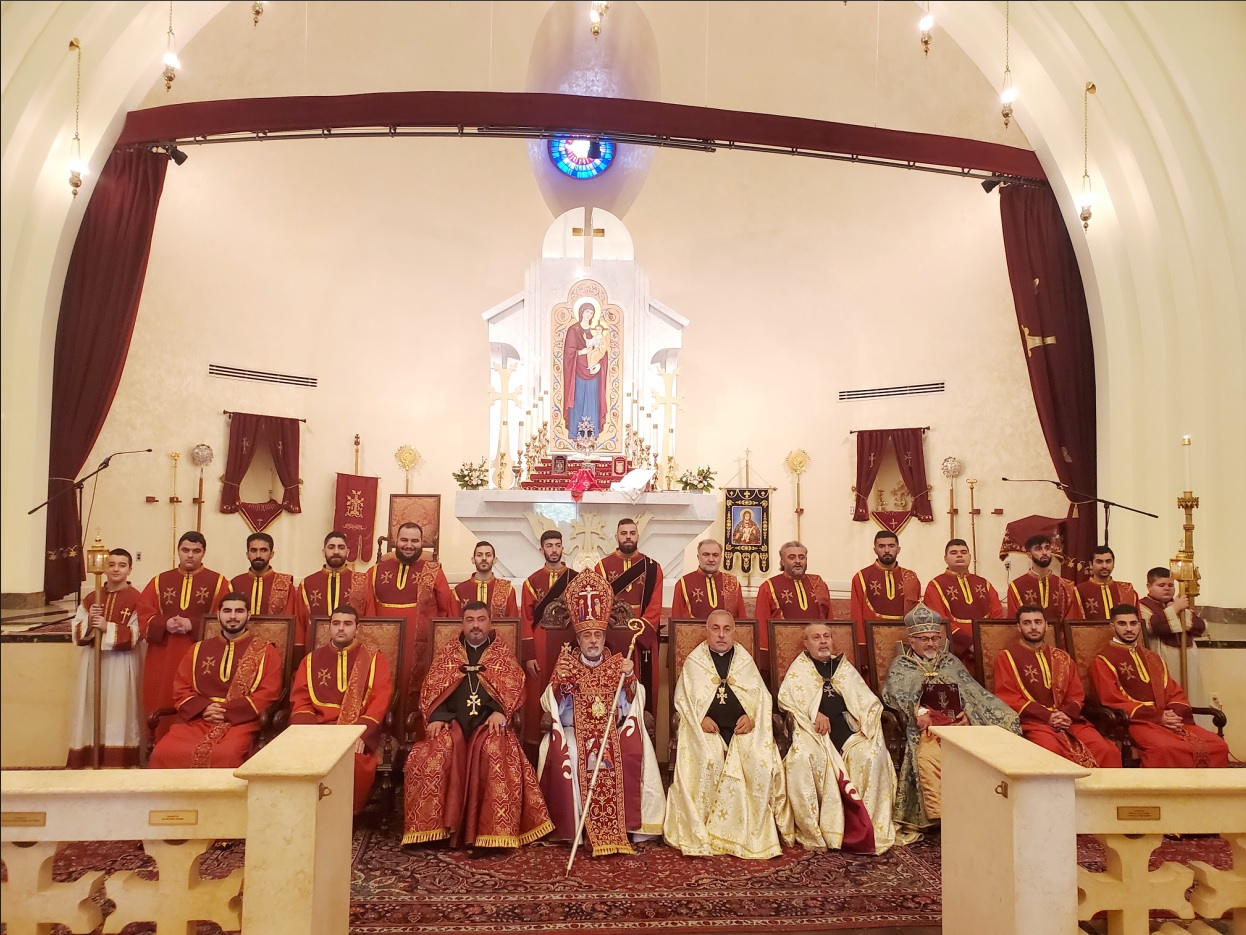 Feast of the Pentecost Celebrated at St. Leon (Srbots Ghevontiants) Armenian Cathedral  - Four Altar Servers Ordained