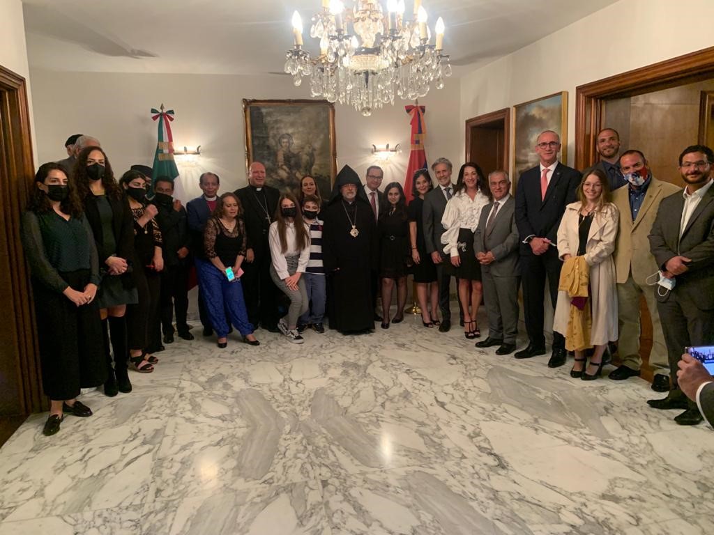 Primate Pays Pastoral Visit to the Armenian-Mexican Community in Mexico City: Welcoming Reception Held for the New Ambassador Her Excellency Armella Shakaryan