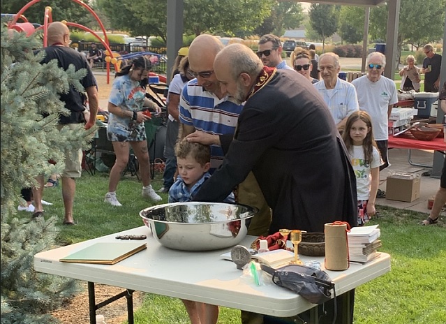 More than 100 Armenian-Americans Attend Annual Summer Picnic in Idaho: Three Children Baptized