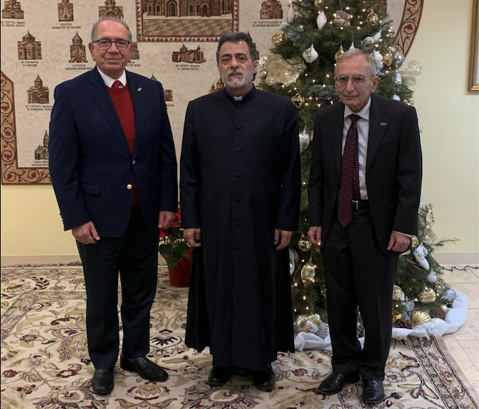 AMAA President Dr. Nazareth Darakjian and AMAA CEO/Executive Director Mr. Zaven Khanjian Visit the Western Diocese