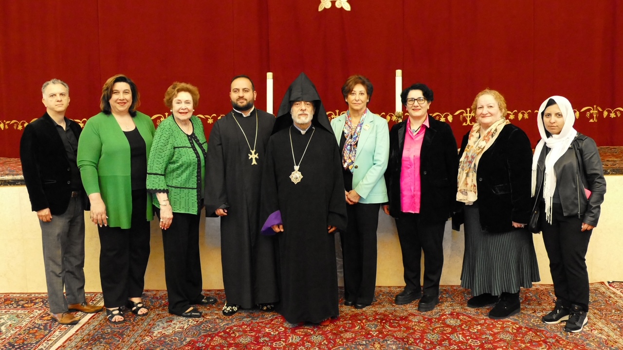 Armenian Bone Marrow Donor Registry's Executive Team Attends Celebration of Divine Liturgy at St. Leon (Ghevontiants) Armenian Cathedral 