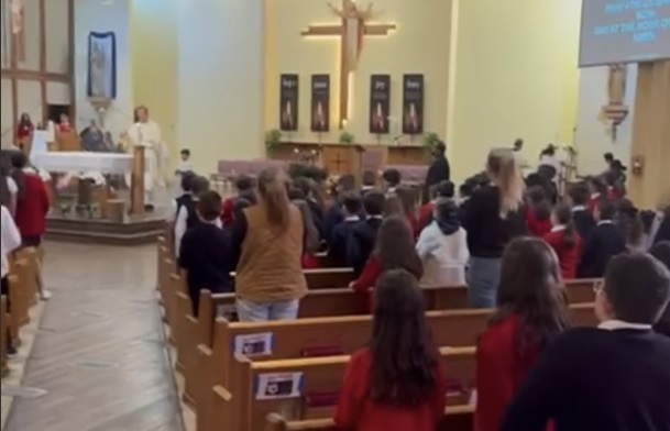 Հանդիպում Կաթոլիկ դպրոցի աշակերտության հետ