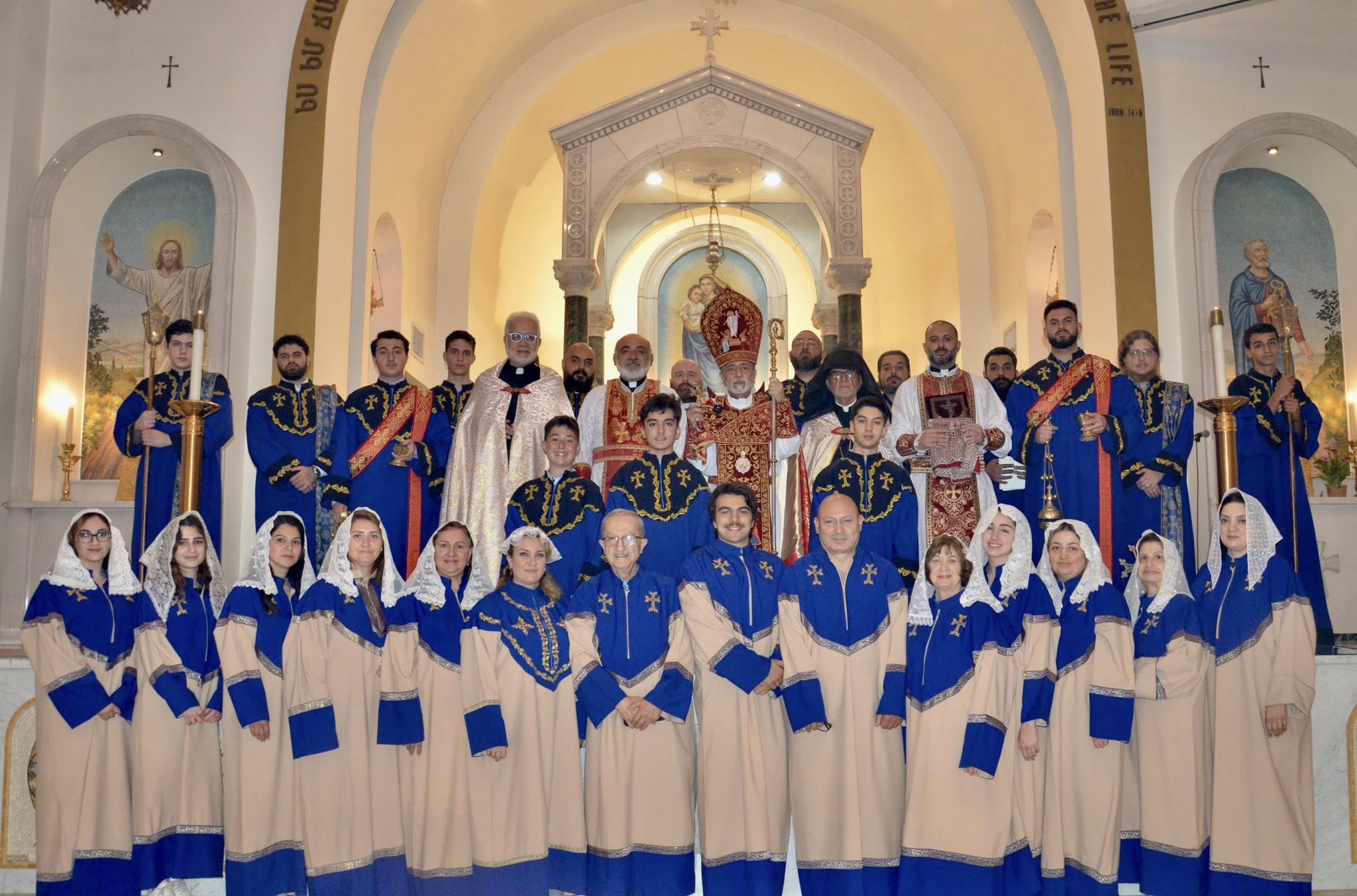 Primate Pays Pastoral Visit to St. Peter Armenian Church of Van Nuys