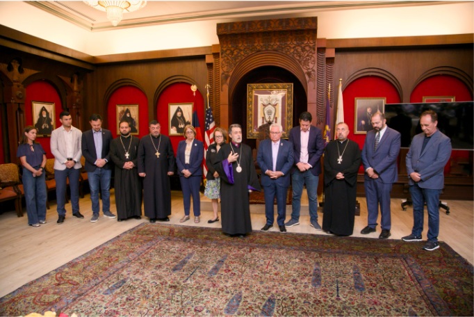 California's Armenian Legislative Caucus Visits the Western Diocese  