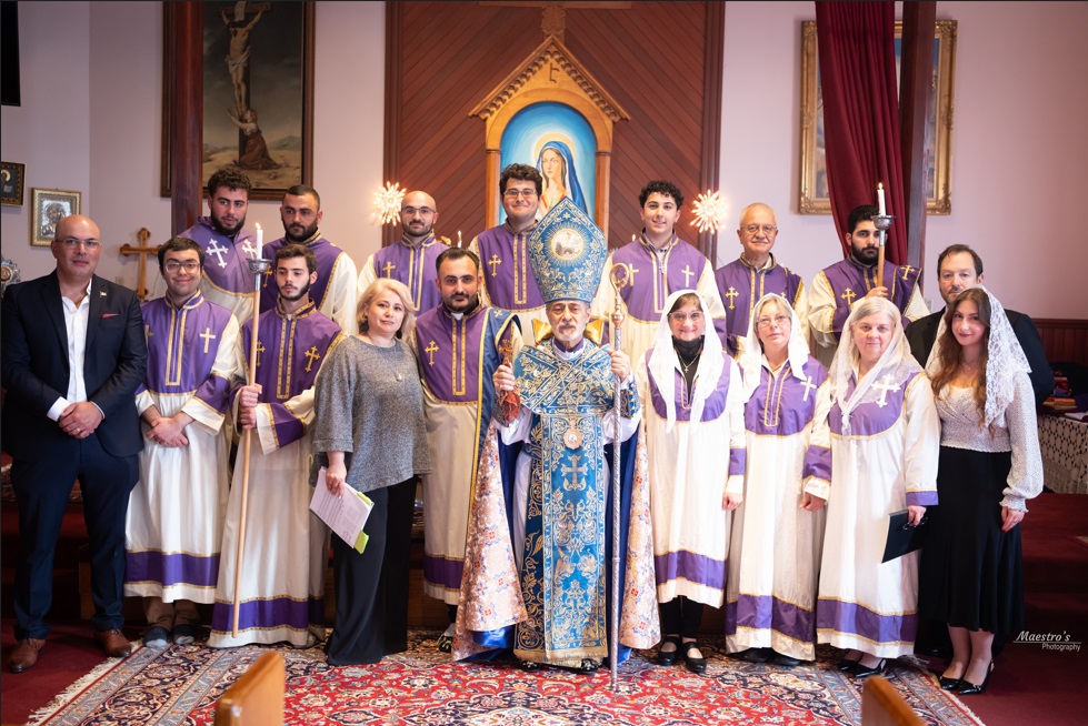 Primate Pays Pastoral Visit to St. Kevork Armenian Church of Portland on Name Day
