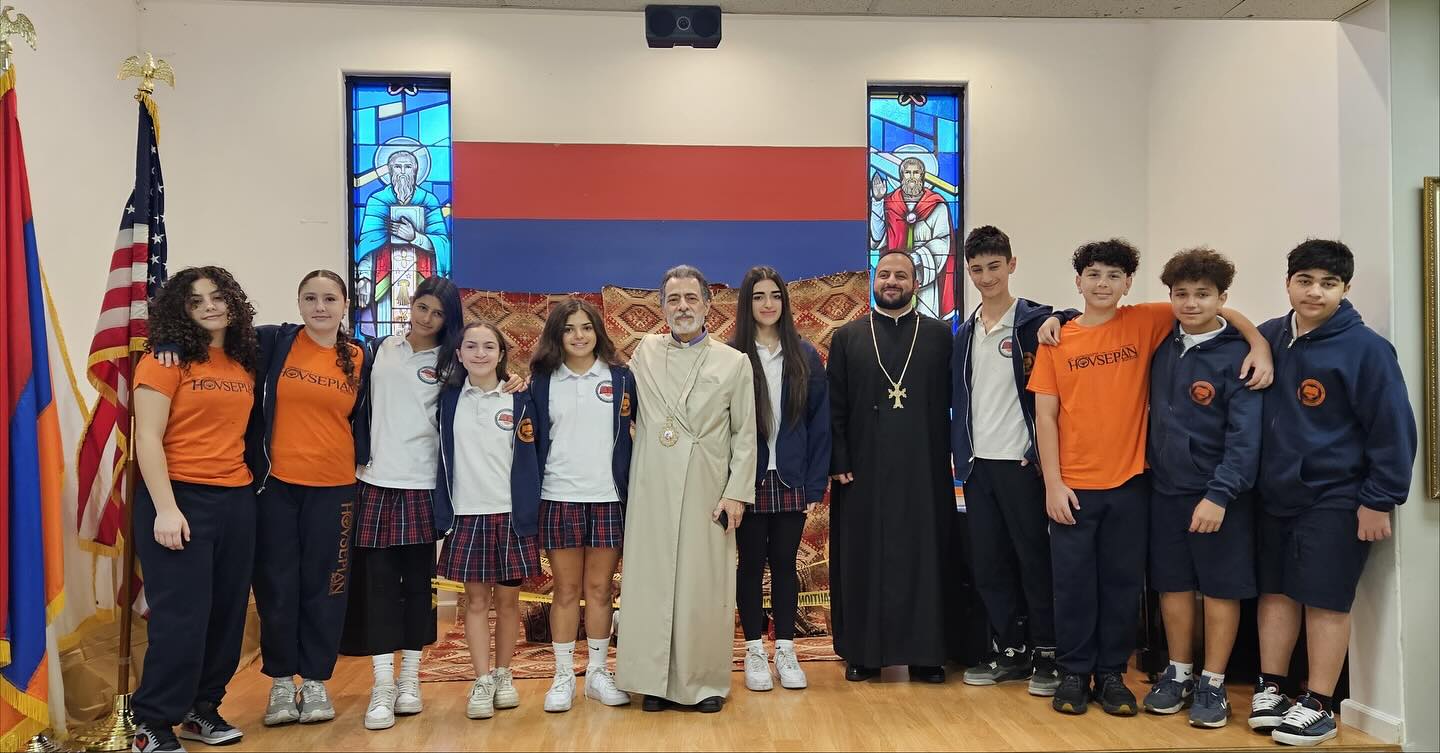 Primate's Pastoral Visit to Pasadena's Armenian Day Schools