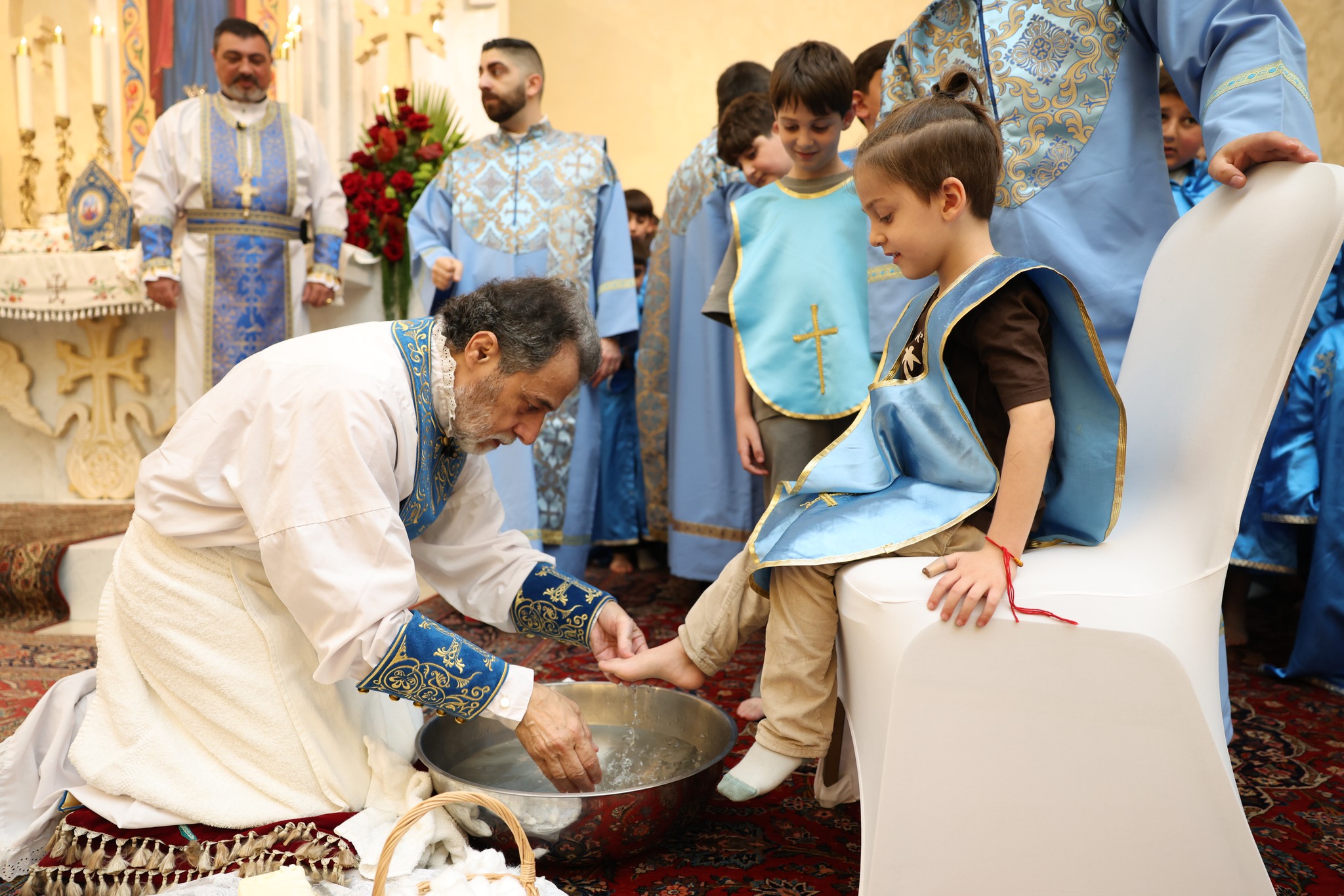 Maundy Thursday Services Held at St. Leon Ghevontiants Armenian Cathedral